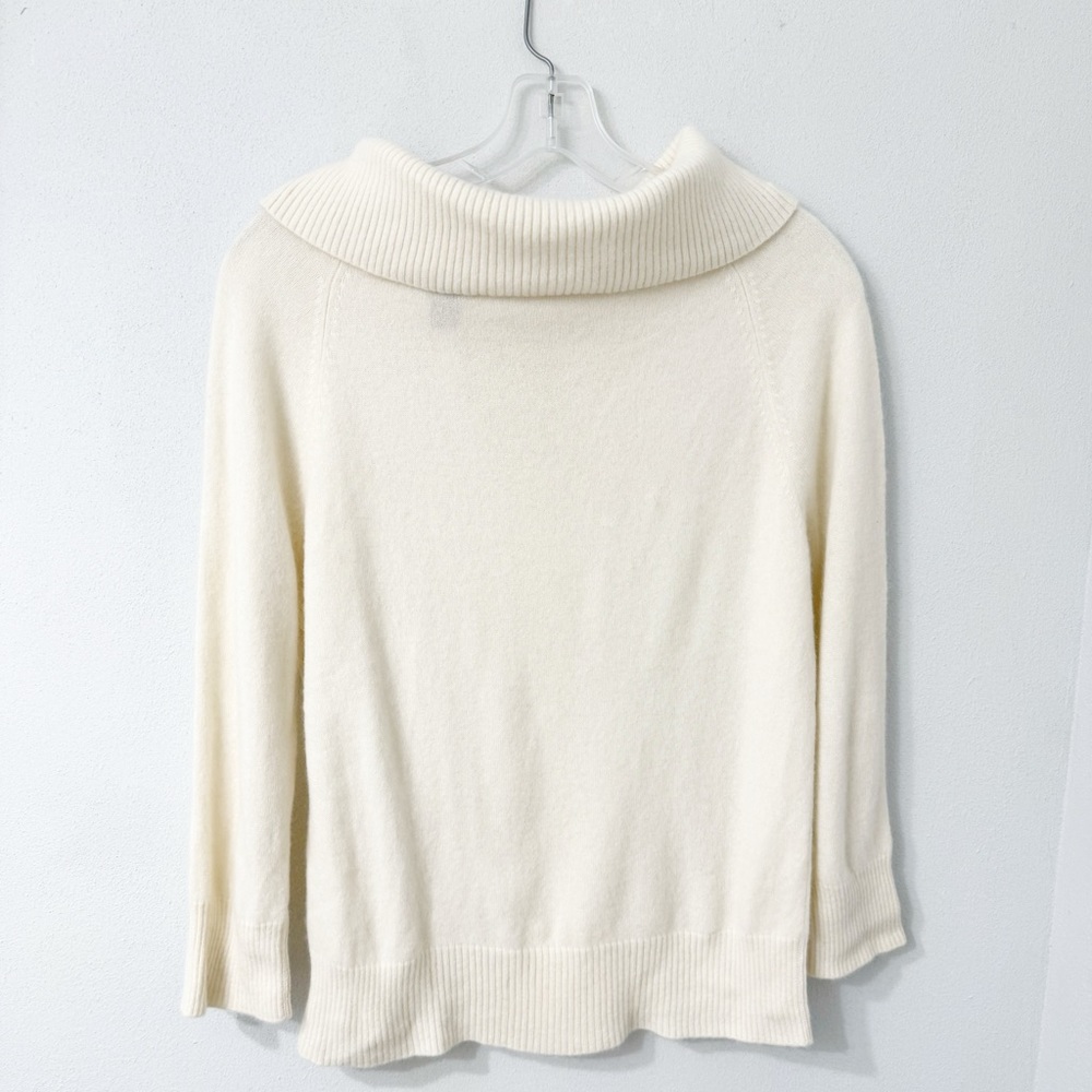 Valerie Steven’s Cashmere 2 Ply Cream Sweater Size XL - Picture 5 of 13